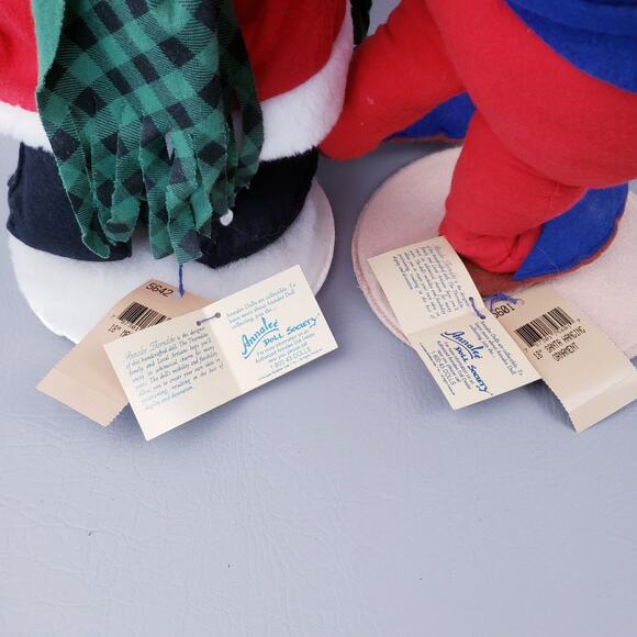 Vintage 1997 Annalee 18" Santa Cluas & Mrs Claus Mobilitee Dolls Rare - Picture 12 of 13